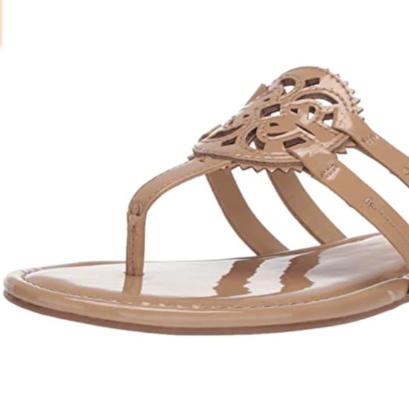 Circus by Sam Edelman Shoes - CIRCUS BY SAM EDELMAN Cherri Canyon Flat Sandals Almond Patent Size 9 NEW